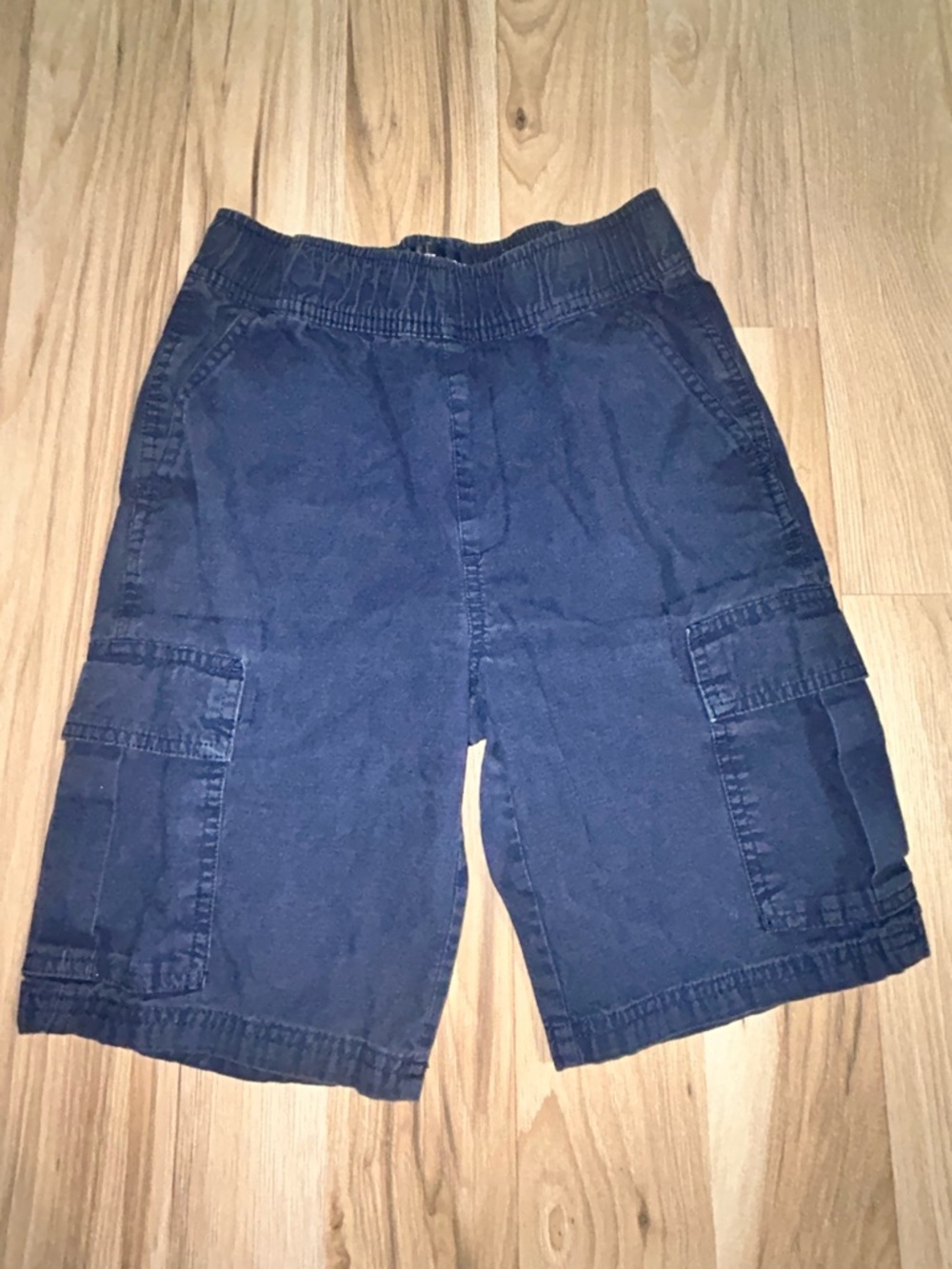 Place Boys Navy Blue Cargo Shorts